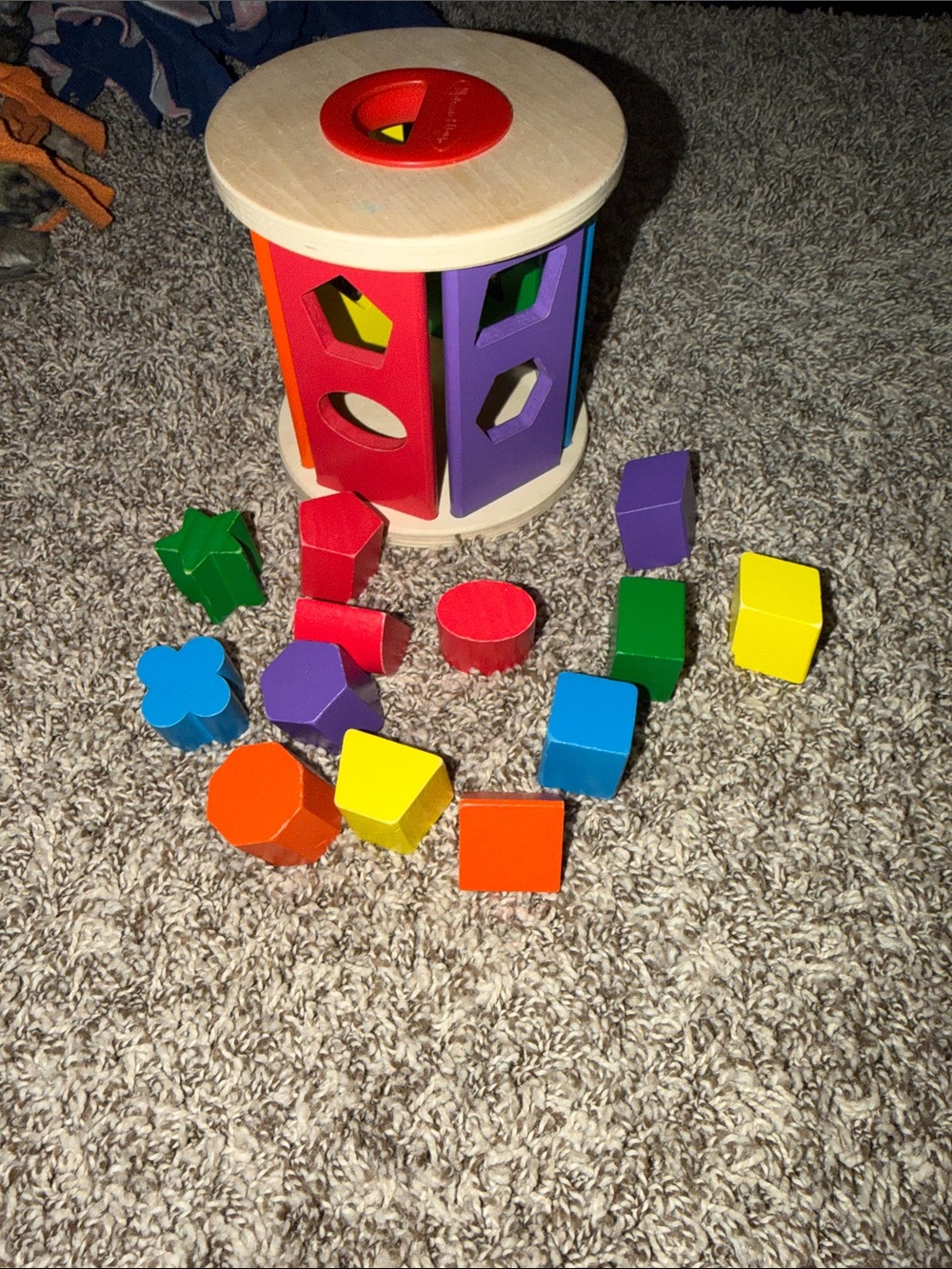 Wooden Shape Sorter Toy - Multicolor